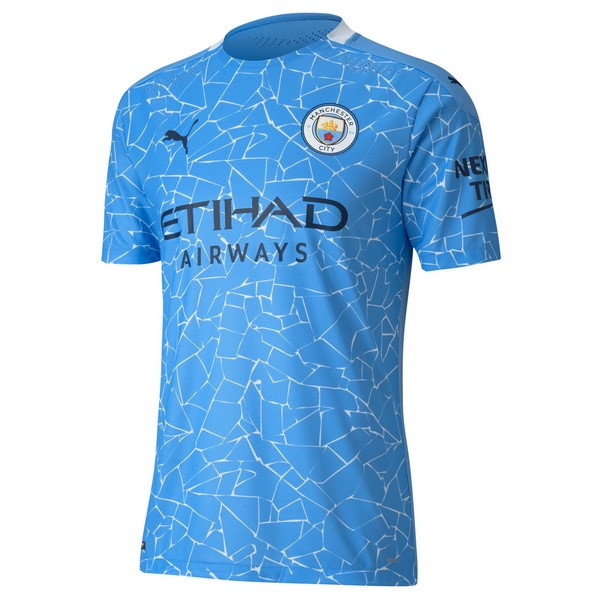 Tailandia Camiseta Manchester City 1ª 2020 2021 Azul